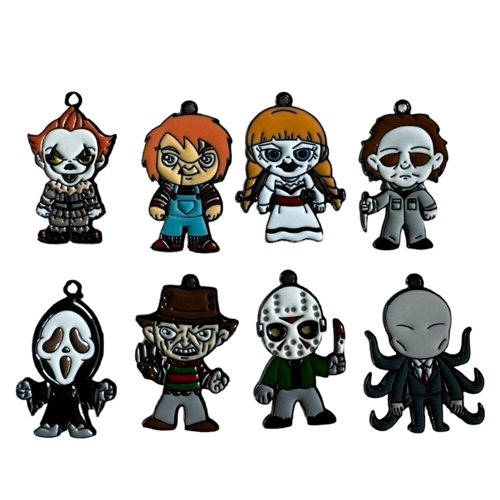 Horror Movie Character Charms Cartoon DIY Jewelry Making Decor Halloween